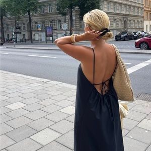 Djerf Avenue Breezy Dress in Black